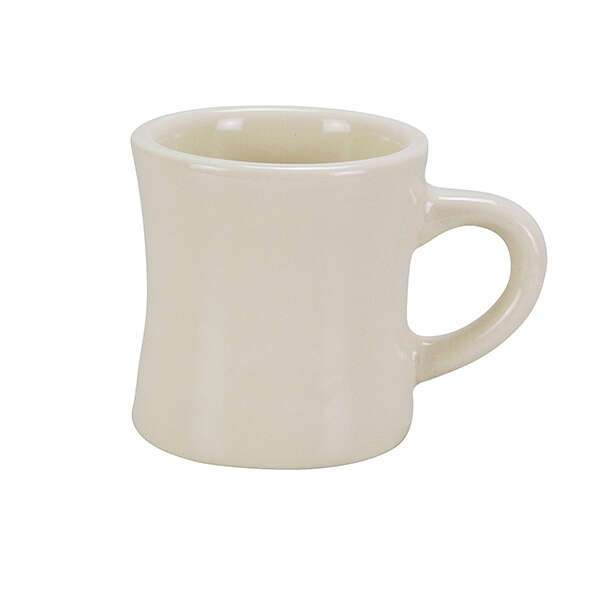 Yanco RE-75-H 8 Oz 3.5x3.5-Inch Recovery Porcelain Round American White Hartford Mug, 36/CS