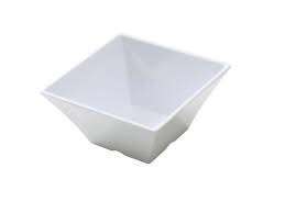 Yanco RM-4106 26 Oz 6x3-Inch Rome Melamine Deep Square White Bowl, 24/CS
