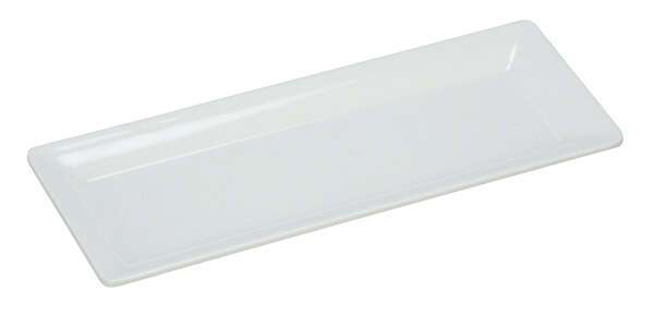Yanco RM-4308 9.25x3.5-Inch Rome Melamine Rectangular White Plate, 48/CS