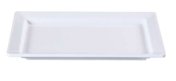 Yanco RM-4312 12x8.5-Inch Rome Melamine Deep Round White Display Plate, DZ