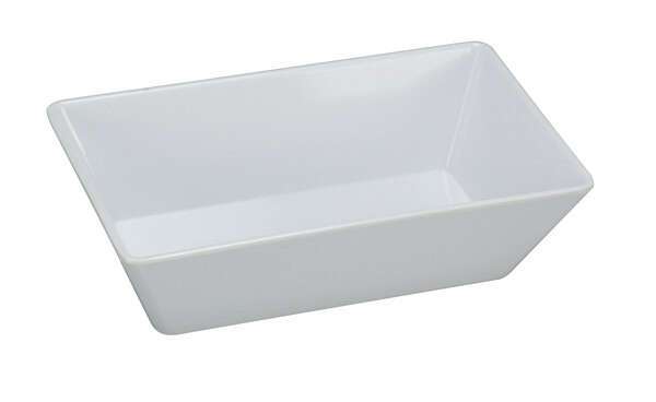 Yanco RM-614 13.75x10x2.5-Inch Rome Melamine Rectangular White Tray, DZ