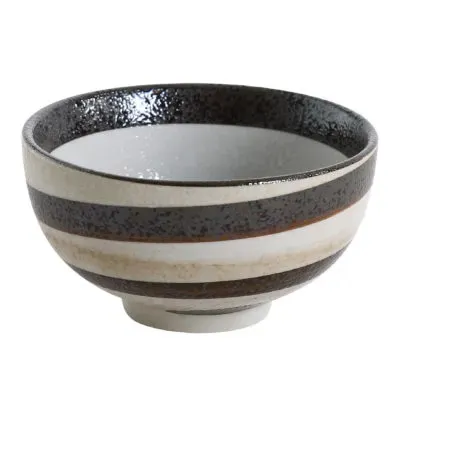 Yanco RO-404 9 Oz 4.375-Inch Rockeye Porcelain Rectangular White Rice Bowl, 36/CS