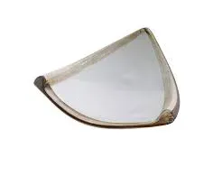 Yanco RO-910 10 Oz 10-Inch Rockeye Porcelain Deep Triangle White Plate, 24/CS