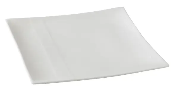 Yanco SH-106 6.25-Inch Shanghai Porcelain Square Bone White Plate, 36/CS