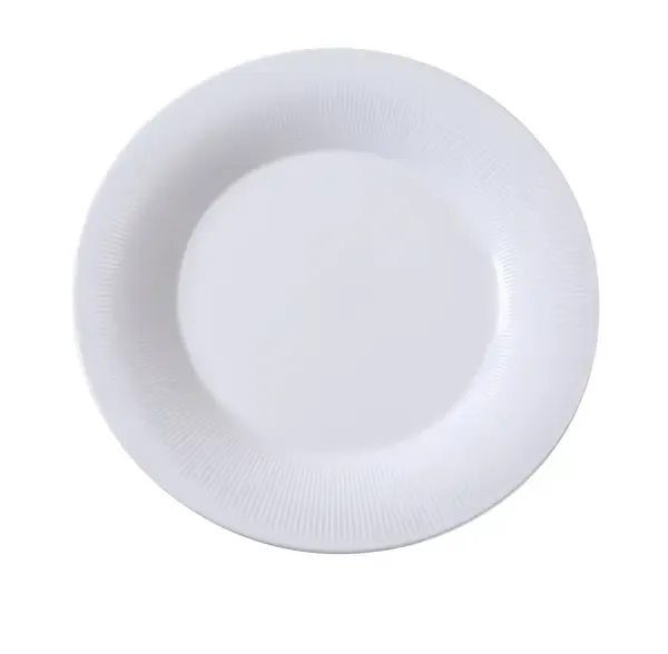 Yanco SI-112 12x1.25-Inch Siena Porcelain Round White Plate, DZ