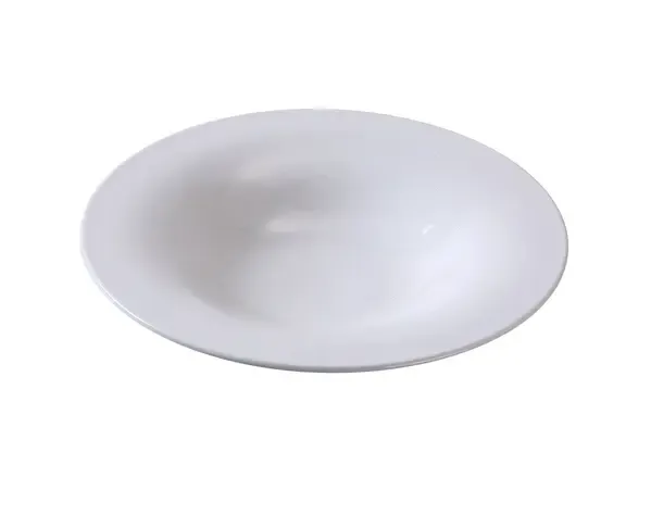 Yanco SI-310 12 Oz 10.5x1.75-Inch Siena Porcelain Round White Pasta/Salad Bowl, DZ