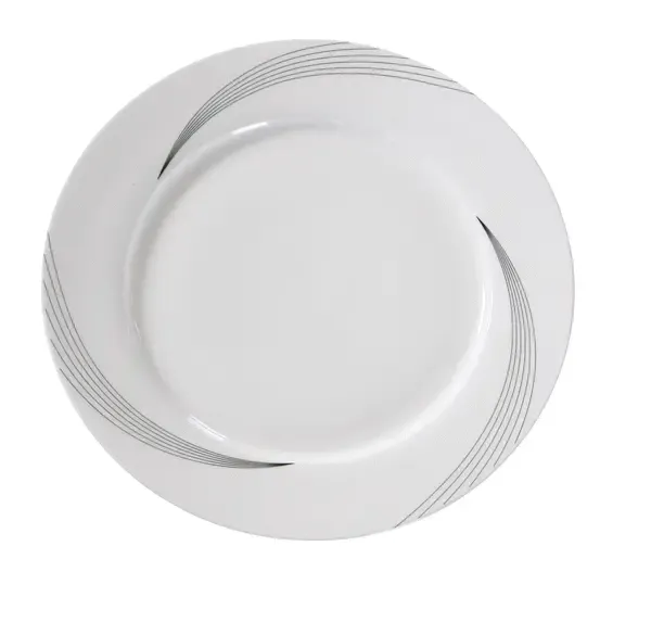 Yanco UR-106 6.25-Inch Urban Line Porcelain Round Bone White Plate, 36/CS