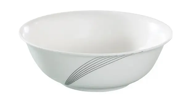 Yanco UR-406 12.5 Oz 6-Inch Urban Line Porcelain Round Bone White Nappie, 36/CS