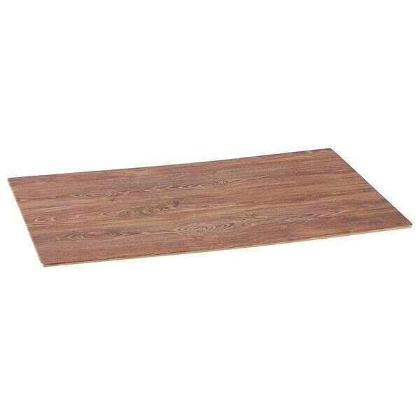 Yanco WD-212 12.5x7-Inch Melamine Wooden Look Rectangular Tray, 24/CS