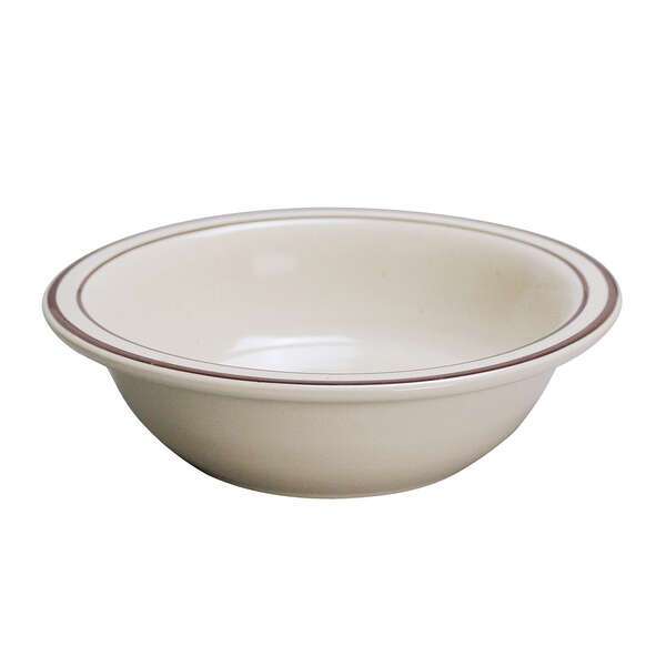 Yanco BR-10 13 Oz 6.375-Inch Porcelain Speckled Grapefruit Bowl, 36/CS