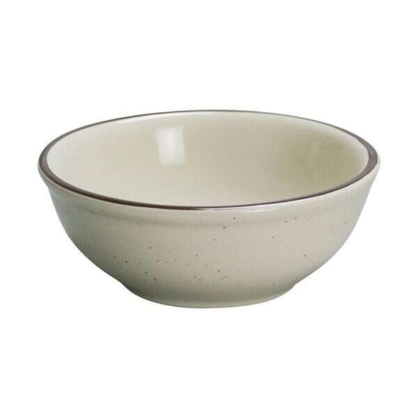 Yanco BR-15 12.5 Oz 5.625-Inch Porcelain Speckled Nappie, 36/CS