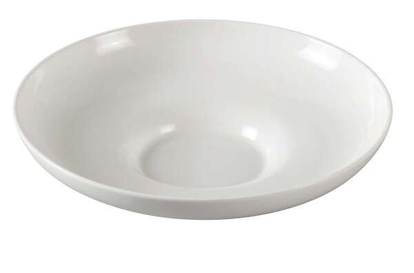 Yanco PS-1130 60 Oz 13-Inch Piscataway Porcelain Round White Salad Bowl, DZ