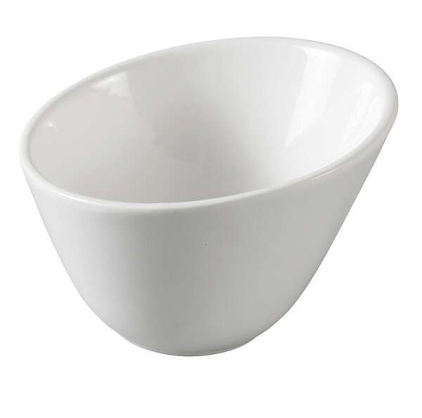 Yanco PS-2007 26 Oz 7-Inch Piscataway Porcelain Round White Sheer Bowl, 24/CS