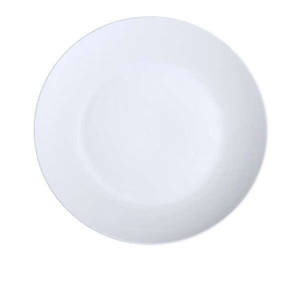 Yanco PS-7-C 7-Inch Piscataway Porcelain Round White Coupe Plate, 36/CS