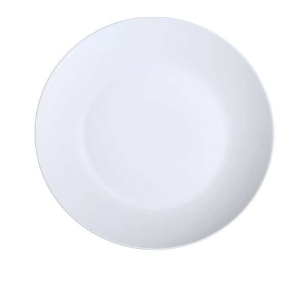 Yanco PS-8-C 8-Inch Piscataway Porcelain Round White Coupe Plate, 36/CS