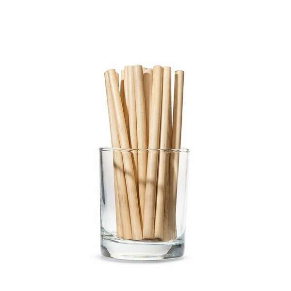YesStraws CRS5, 5.5-Inch Giant Unwrapped Eco Cane Reed Straw, 250/PK