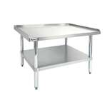 Admiral Craft Equipment Corp Admiral Craft ES-2448, 24x48-inch Stainless Steel Equipment Stand with Galvanized Undershelf and Legs