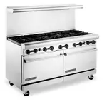 American Range AR-10, 60 inch Heavy Duty 10 Burner Gas Range, NSF