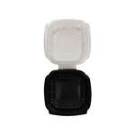 Anchor CC9911B, 9x9x3-Inch 39 Oz Black Hinged Microwavable Container with 1 Comp, 100/CS