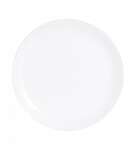 Arcoroc N9360ARC 10.6" Evolutions Round White Rimless Glass Plate, 24/CS