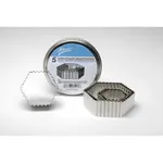 Ateco 5201, Fluted Hexagon Cutters, Set of 5