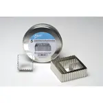 Ateco 5203, Fluted Square Cutters, Set of 5