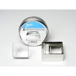 Ateco 5253, Plain Square Cutters, Set of 6