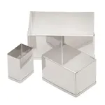 Ateco 5258, Plain Rectangle Cutters, Set of 3