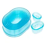 Ateco 5704, Fluted Oval Cutters, Set of 7