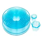 Ateco 5759, Plain Flower Cutters, Set of 8