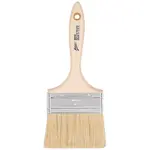 Ateco 60040, 4-Inch Wide Flat Pastry Brush, White Natural Bristles, Stainless Steel Ferrule