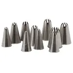 Ateco 850, 10-Piece Closed Star Decorating Tip Set
