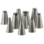 Ateco 870, 10-Piece French Star Decorating Tip Set