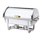 Atosa AT721R61-1, 8-Quart Roll Top Chafing Dish with Gold Accent (Discontinued)