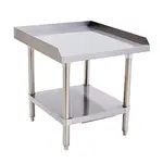 Atosa SE3024ECR2, 24 x 30-Inch Equipment Stand With Adjustable Undershelf, Stainless Steel