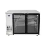 Atosa MBB48GGR 48-Inch Glass Door Back Bar Cooler