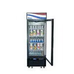 Atosa MCF8720GR Black Exterior Glass One Door Merchandiser