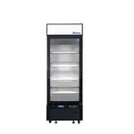 Atosa MCF8720GRL, Black Cabinet One (1) Glass Door Merchandiser Freezer