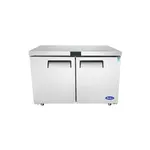 Atosa MGF8403GR 60-Inch Two-Door Undercounter Refrigerator