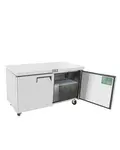 Atosa MGF8407, 60-Inch Two-Door Undercounter Freezer
