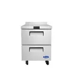 Atosa MGF8428GR, 27-Inch Worktop Freezer with Drawers & Backsplash