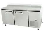 Atosa MPF8202GR 67-Inch 2-Door Pizza Prep Table