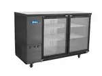Atosa SBB48GGRAUS2 48-Inch Glass Door Back Bar Cooler, Black Exterior