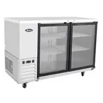 Atosa SBB59GGRAUS1 58-Inch Glass Door Back Bar Cooler