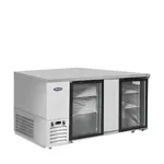 Atosa SBB69GGRAUS1 68-Inch Glass Door Back Bar Cooler