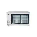 Atosa SBB69SGGRAUS1, 69-Inch Shallow Depth Back Bar Cooler with Glass Sliding Doors