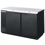 Beverage Air BB58Y-1-B, 59-Inch Back Bar Refrigerator with 2 Solid Doors, UL, cUL, UL-EPH, NSF
