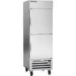 Beverage Air HBF23HC-1-HS, 7.25-Inch 22.5 cu. ft. Bottom Mounted 1 Section Solid Half Door Reach-In Freezer