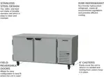 Beverage Air UCR67AHC, Undercounter Reach-In Refrigerator