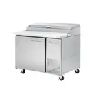 Blue Air BAPP44-HC, 44-inch 1 Swing Door Refrigerated Pizza Prep Table, 11.3 Cu. Ft.